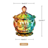 Iridescent Candy Dish with Lid