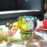 Iridescent Candy Dish with Lid