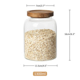 Kitchen Cereal Glass Storage Jars