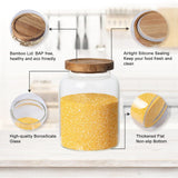 Kitchen Cereal Glass Storage Jars