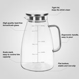 Glass Pitcher with Scale Line