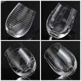 Handmade Stemless Wine Glasses Set