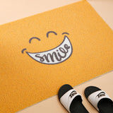 Yellow Smile Door Mat