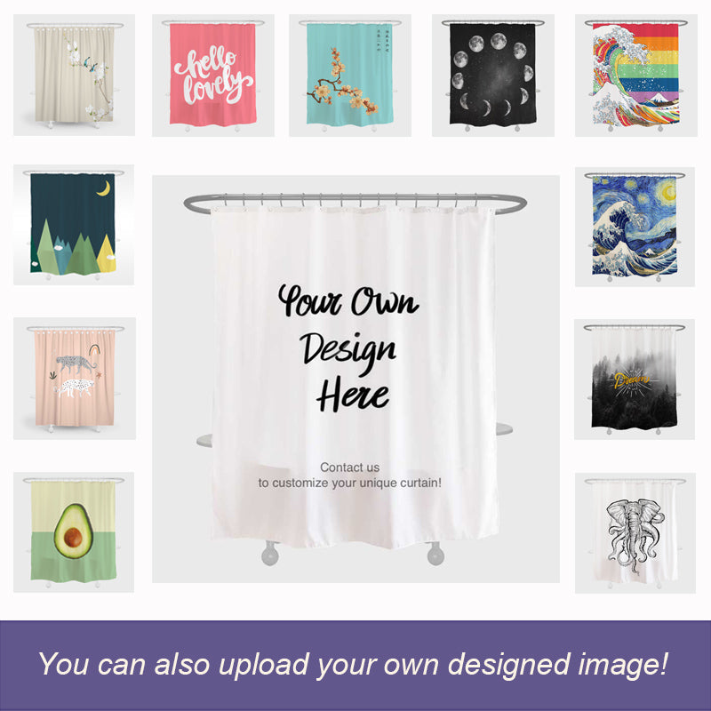 Your Own Designed Shower Curtain