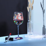 Hand-painted Retired Life Wine Glass