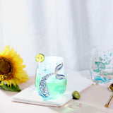 Mermaid Stemless Wine Glasses Set
