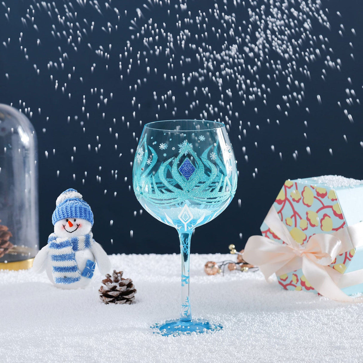 Hand-painted Ice World Balloon Glasses