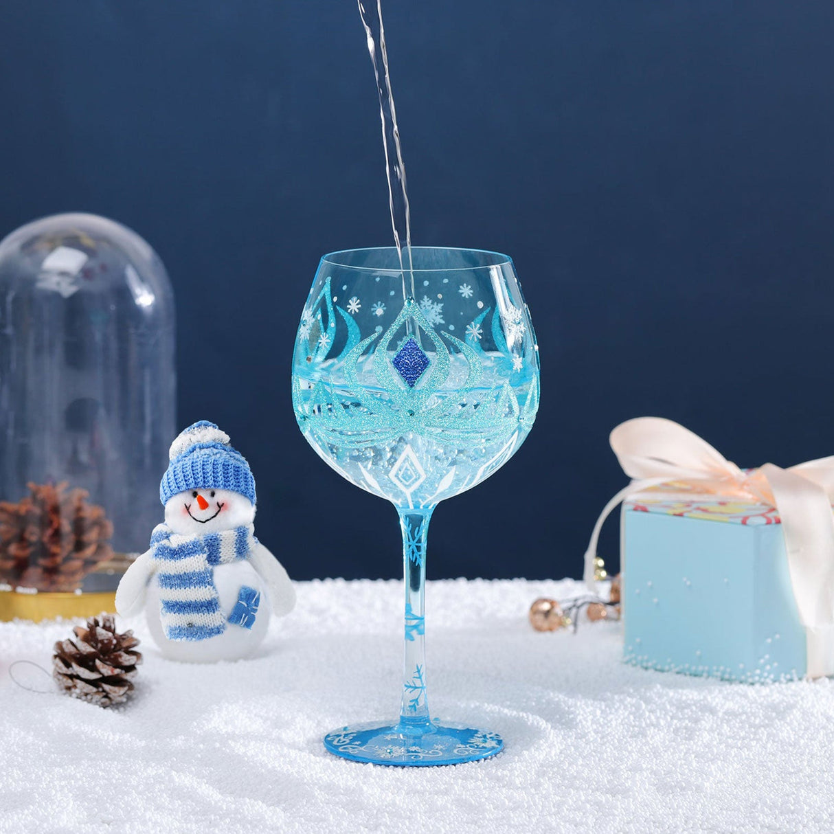 Hand-painted Ice World Balloon Glasses