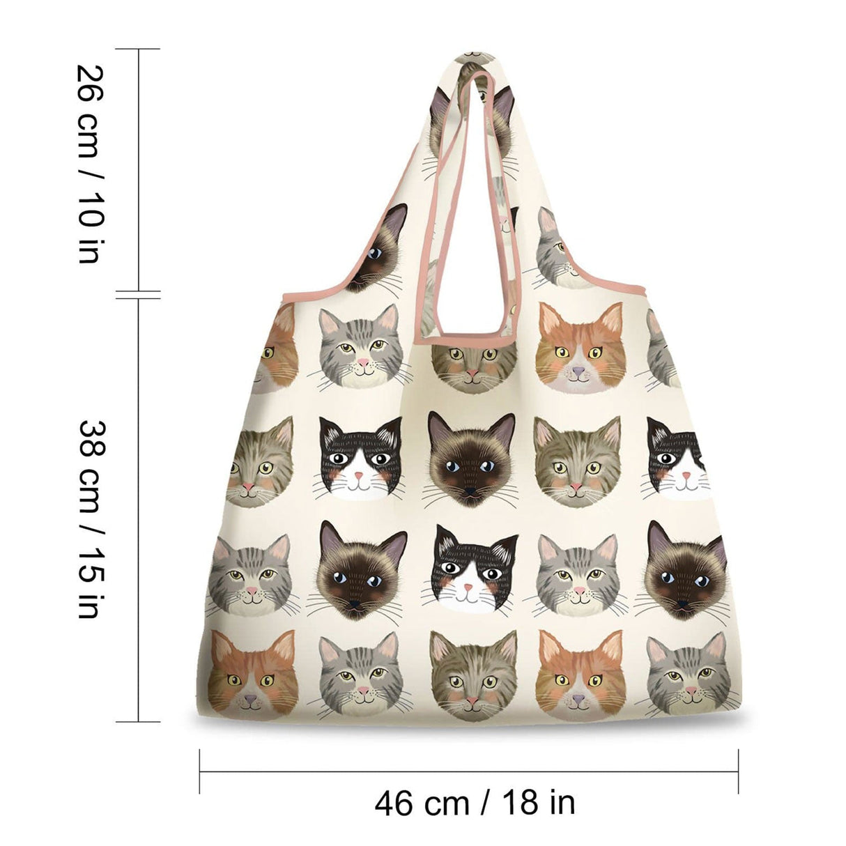 Cute Cat Grocery Bags