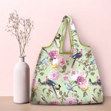 Peony Bird Grocery Bags