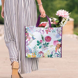 Sketch Flower Grocery Bags