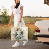 Retro Flower Tote Bag