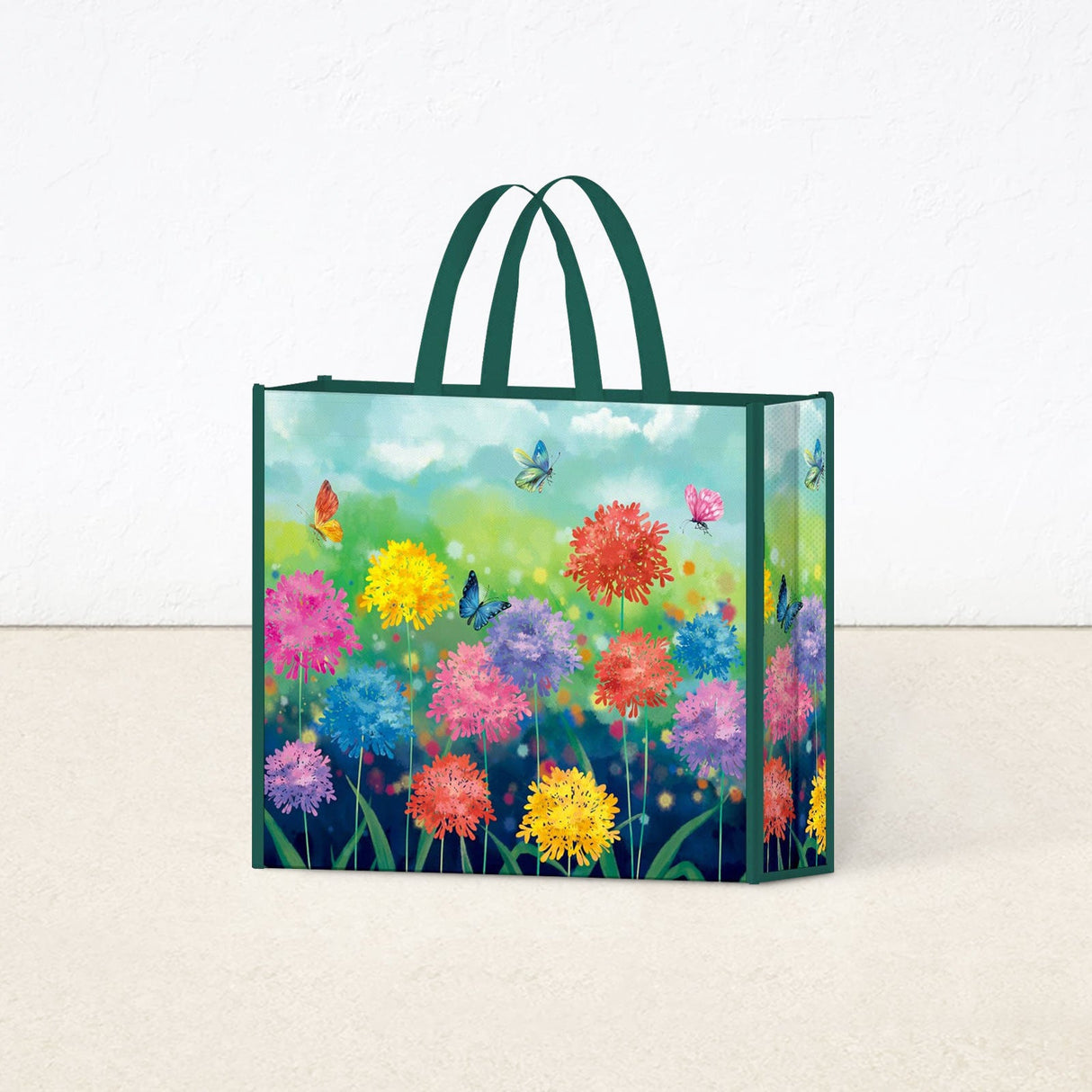 Colorful Flowers Tote Bag