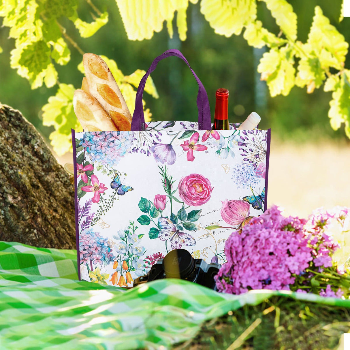 Sketch Flower Tote Bag