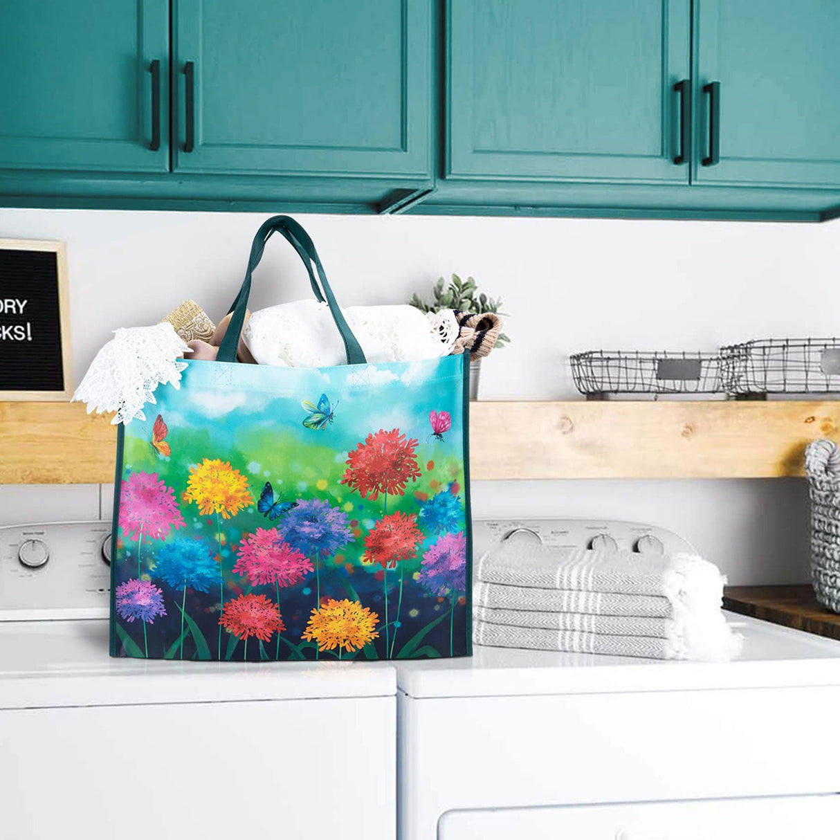Floral Grocery Bags