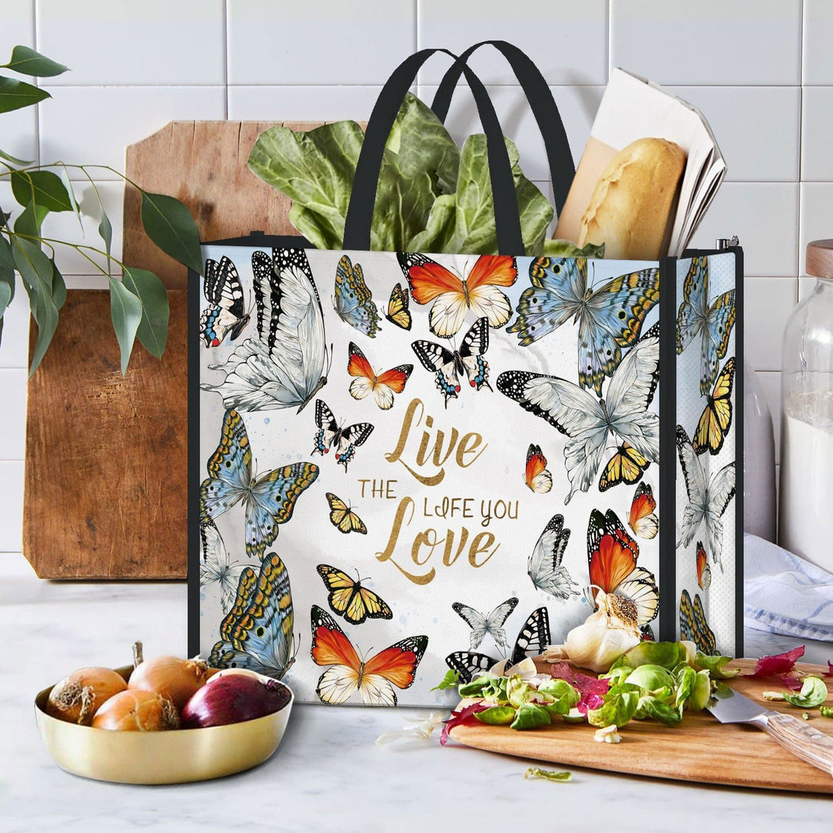 Butterflies Shopping Bags