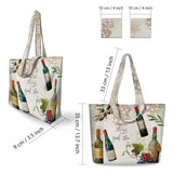 Wine Bottle Tote Bag