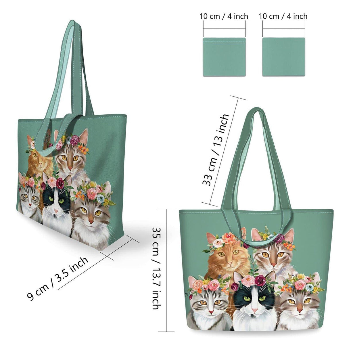 Cats Family Tote Bag