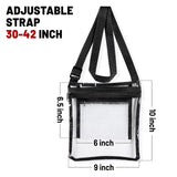Clear Crossbody Bag with Inside Pocket