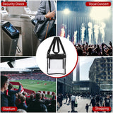 Clear Crossbody Bag with Inside Pocket