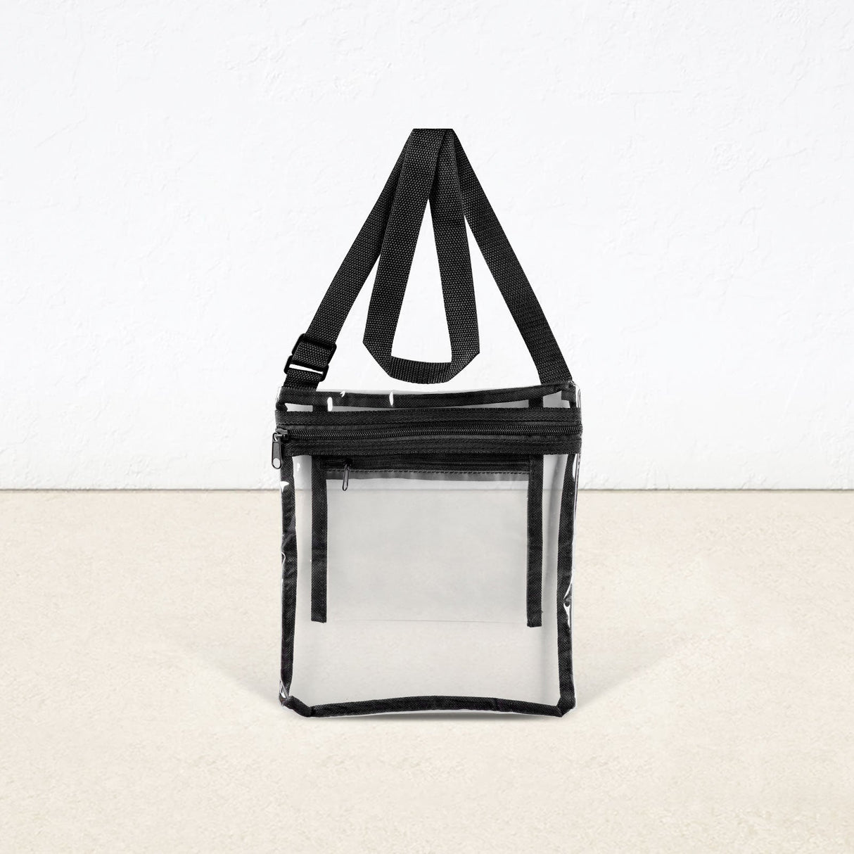 Clear Crossbody Bag with Inside Pocket