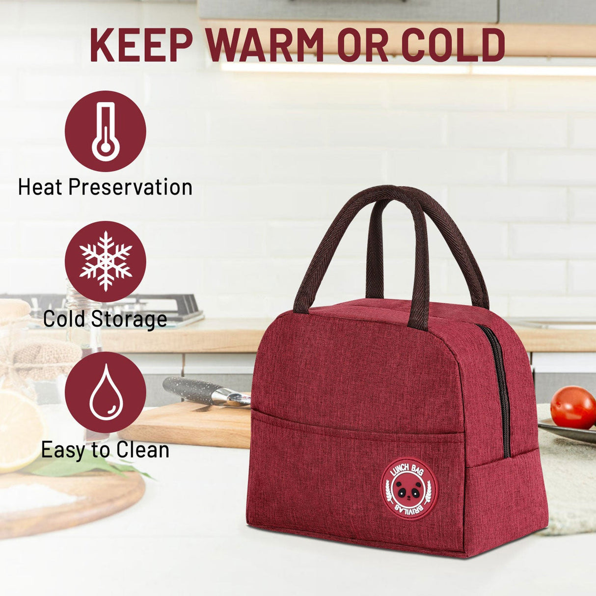 Portable Leakproof Insulated Lunch Bag