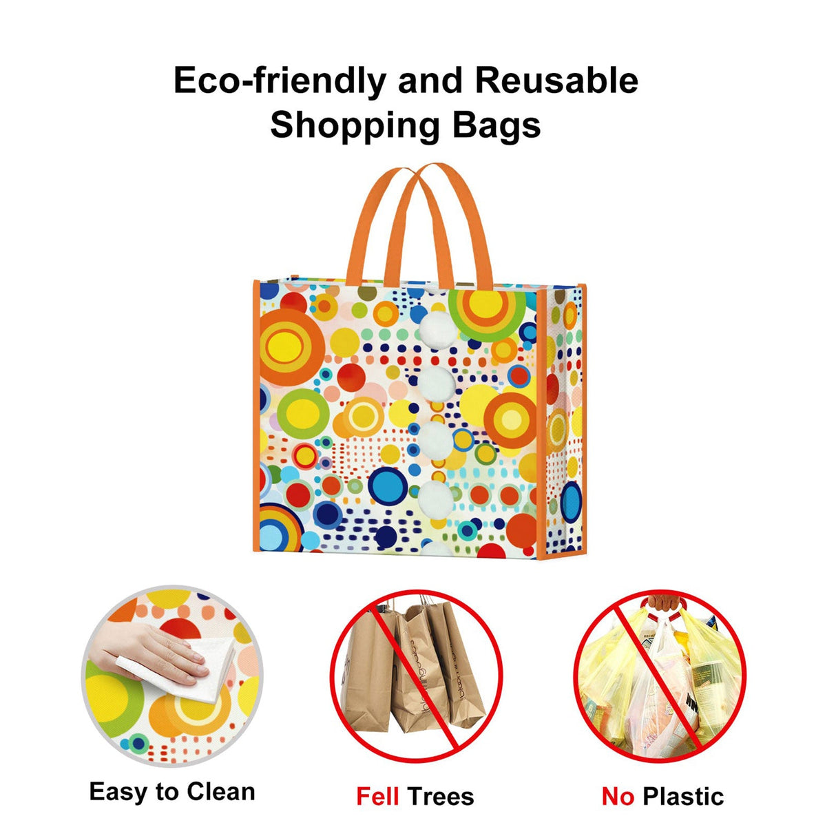 Colorful Pots Tote Bags