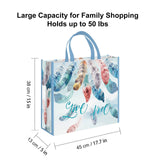 Watercolor Feather Tote Bags