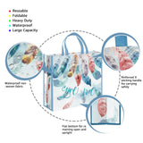 Watercolor Feather Tote Bags