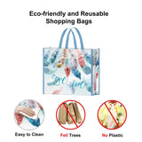 Watercolor Feather Tote Bags