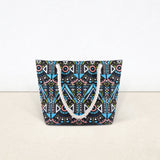 Geometric Pattern Canvas Beach Bags