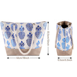 Blue Pineapple Tote Bags