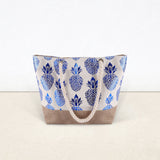 Blue Pineapple Tote Bags