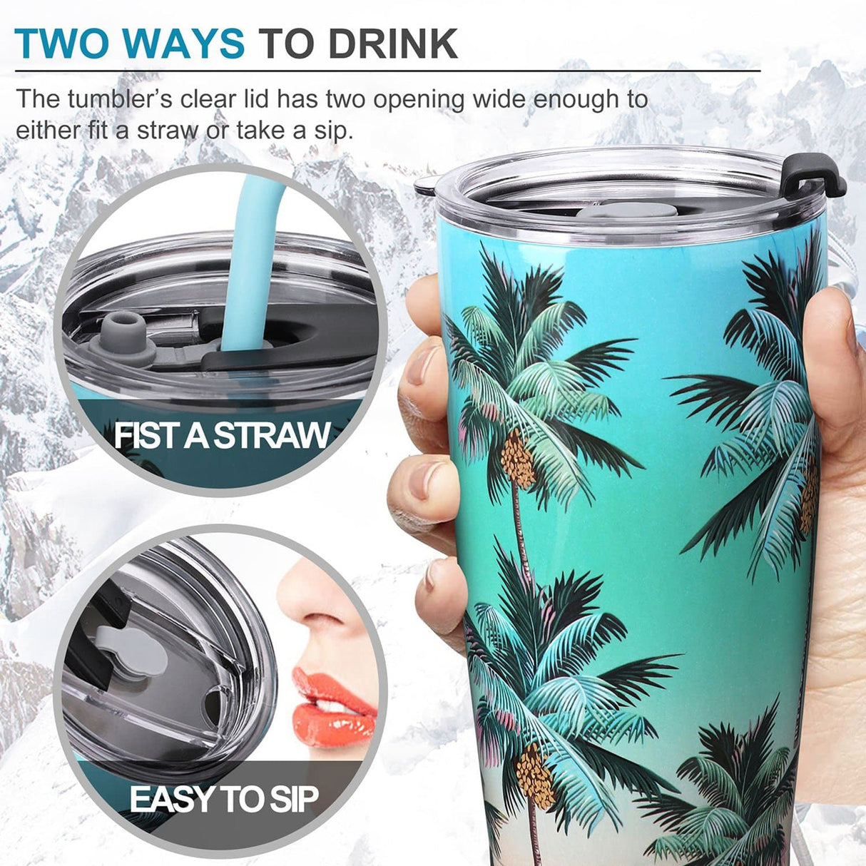 Palm Tree Insulated Tumbler