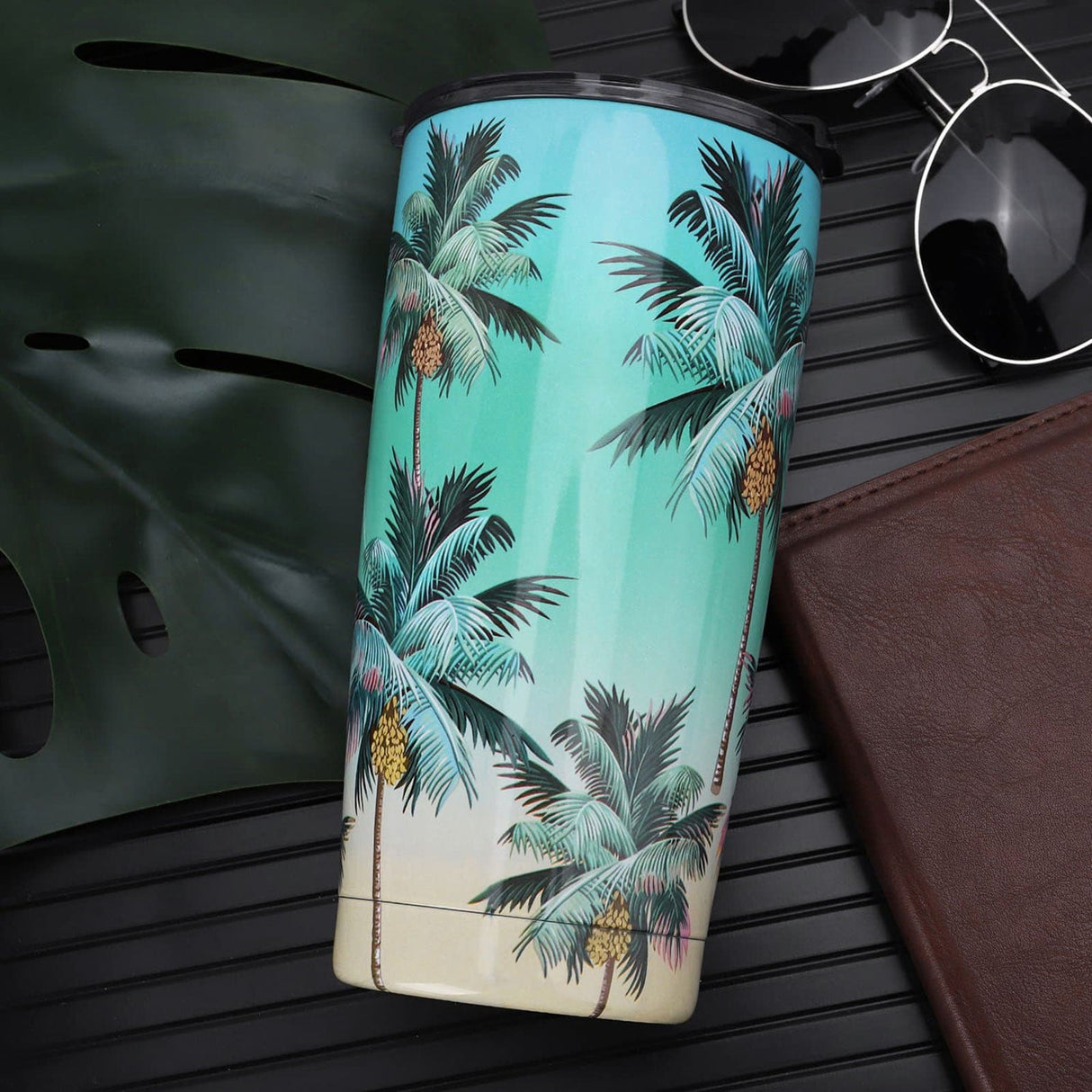 Palm Tree Insulated Tumbler