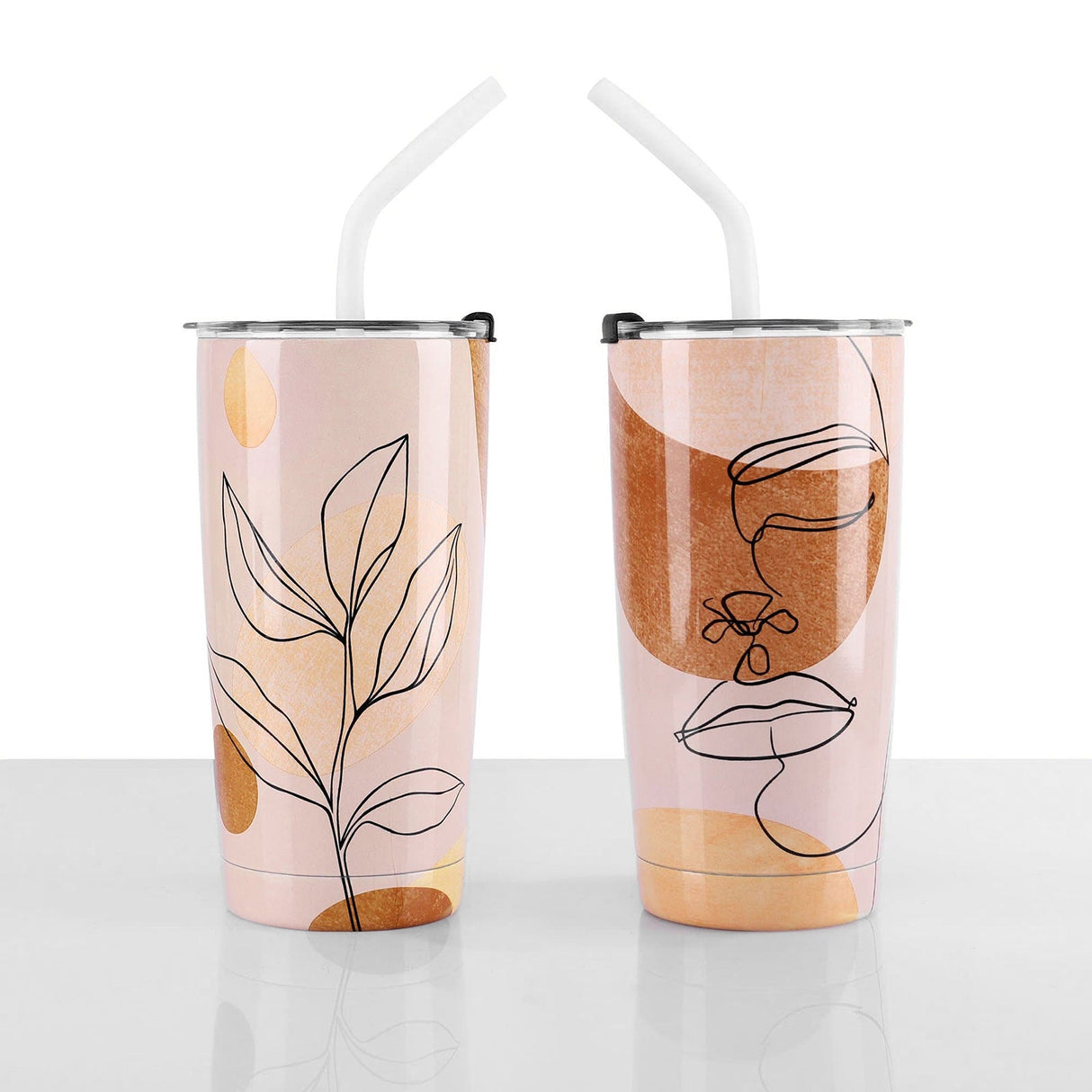 Abstract Painting Insulated Tumbler