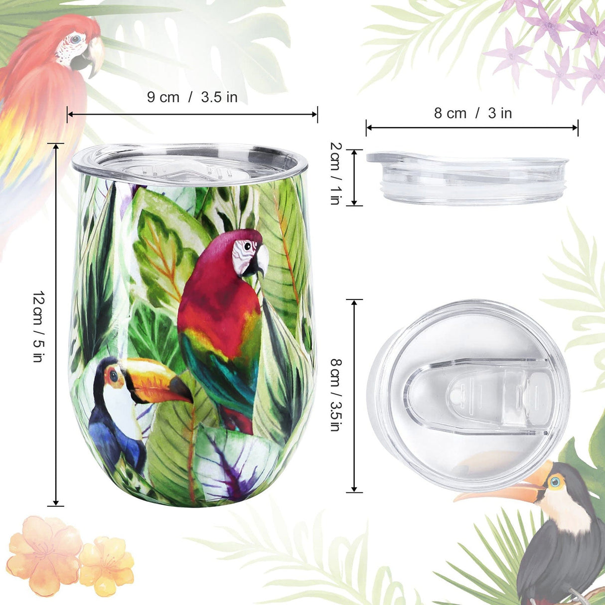 Parrot Insulated Tumbler
