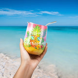 Pineapple  On Vacation Insulated Tumbler