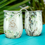 Leaves Letter S Insulated Tumbler