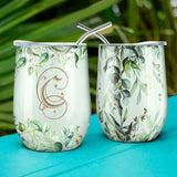 Leaves Letter C Insulated Tumbler