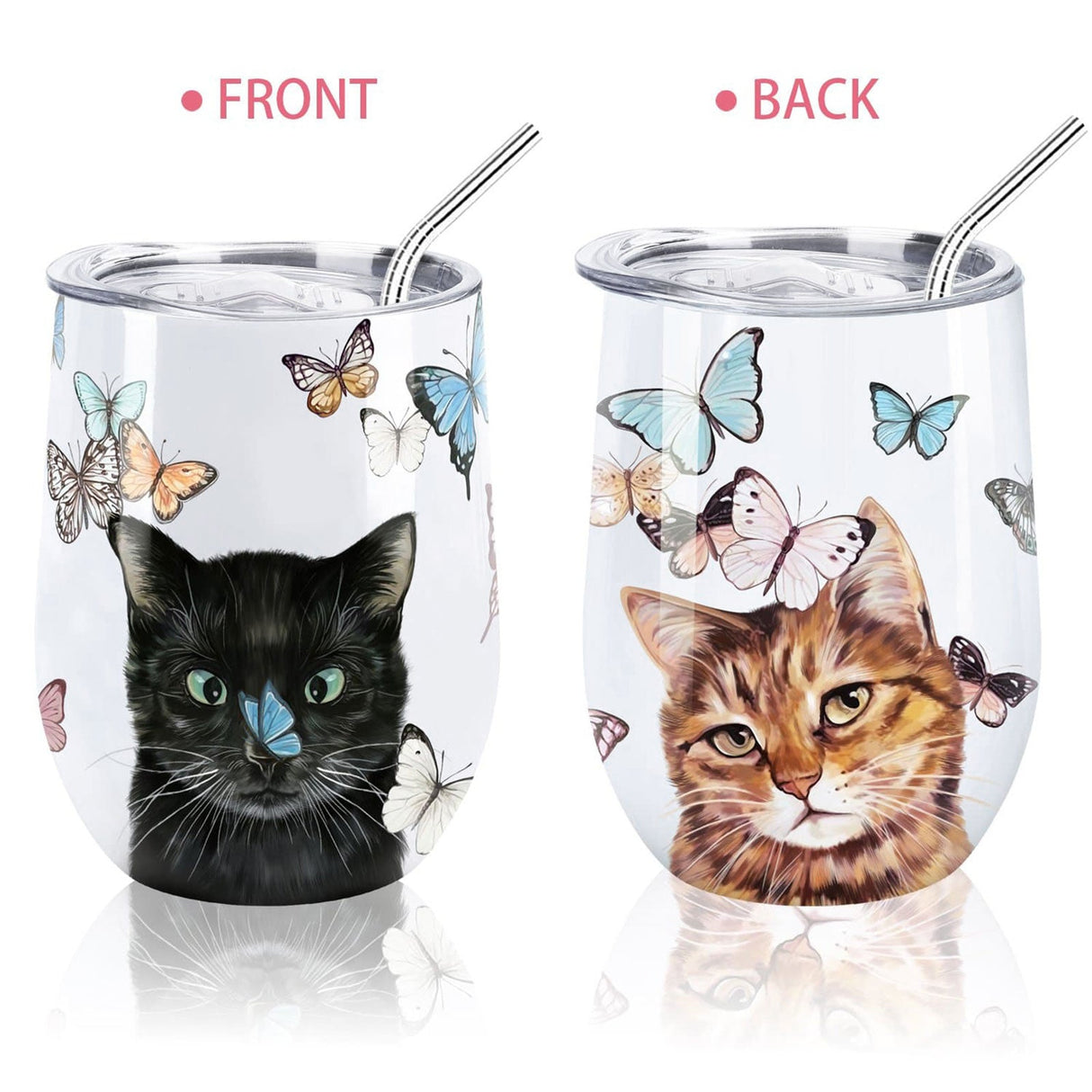 Cute Cat Insulated Tumbler