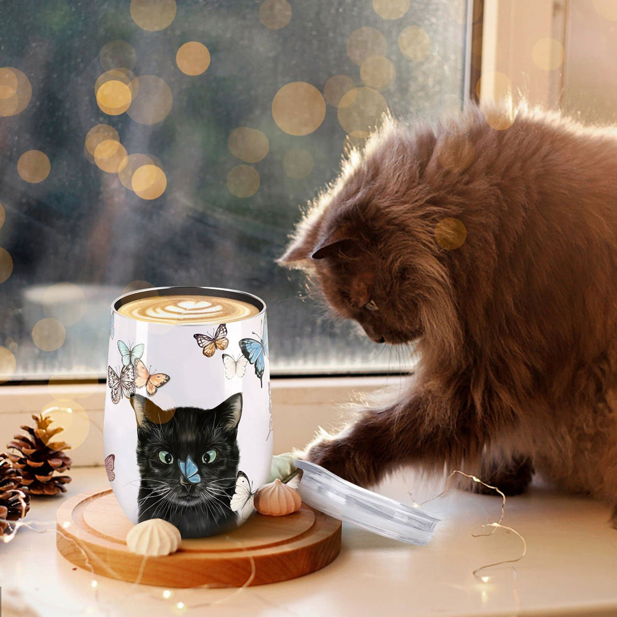 Cute Cat Insulated Tumbler
