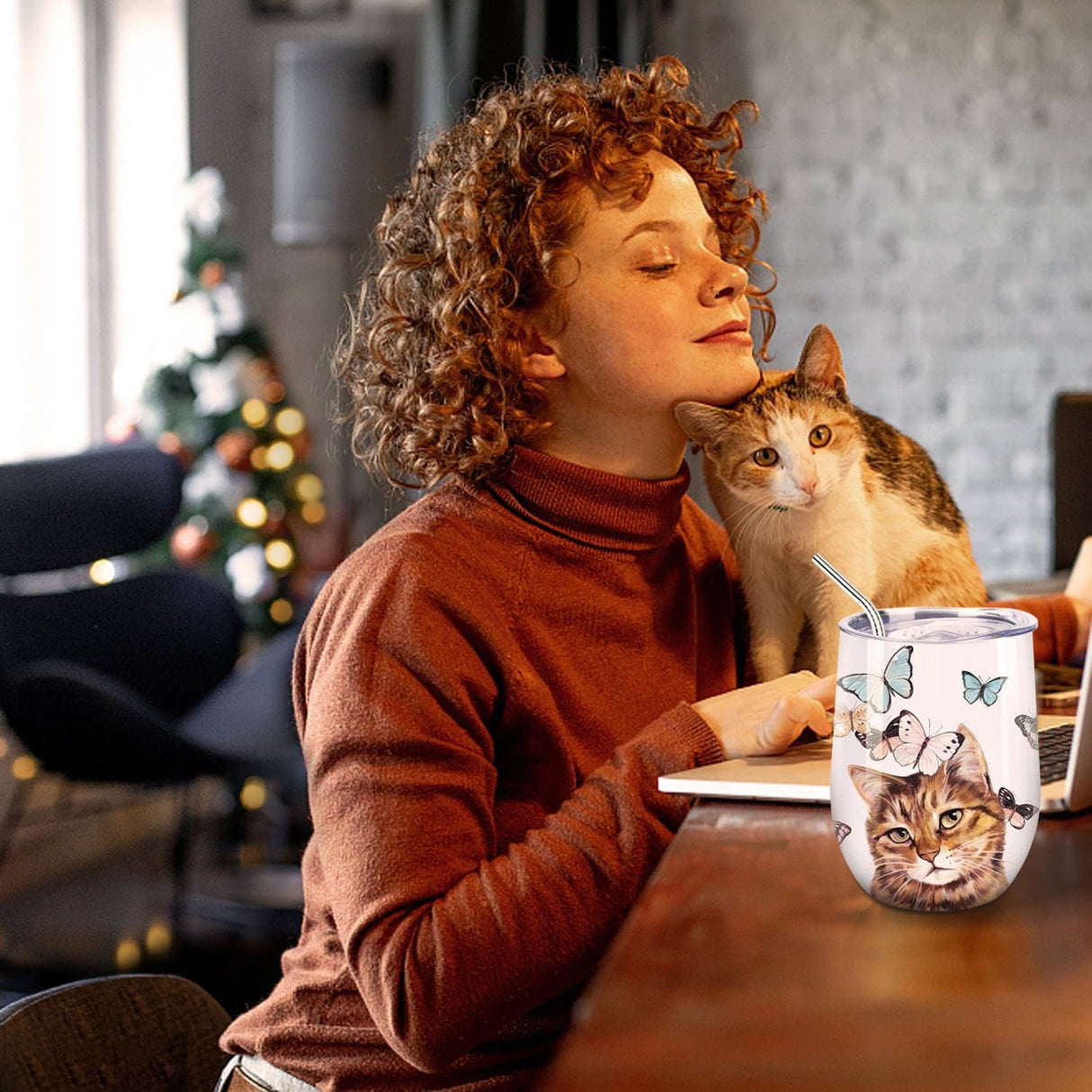 Cute Cat Insulated Tumbler