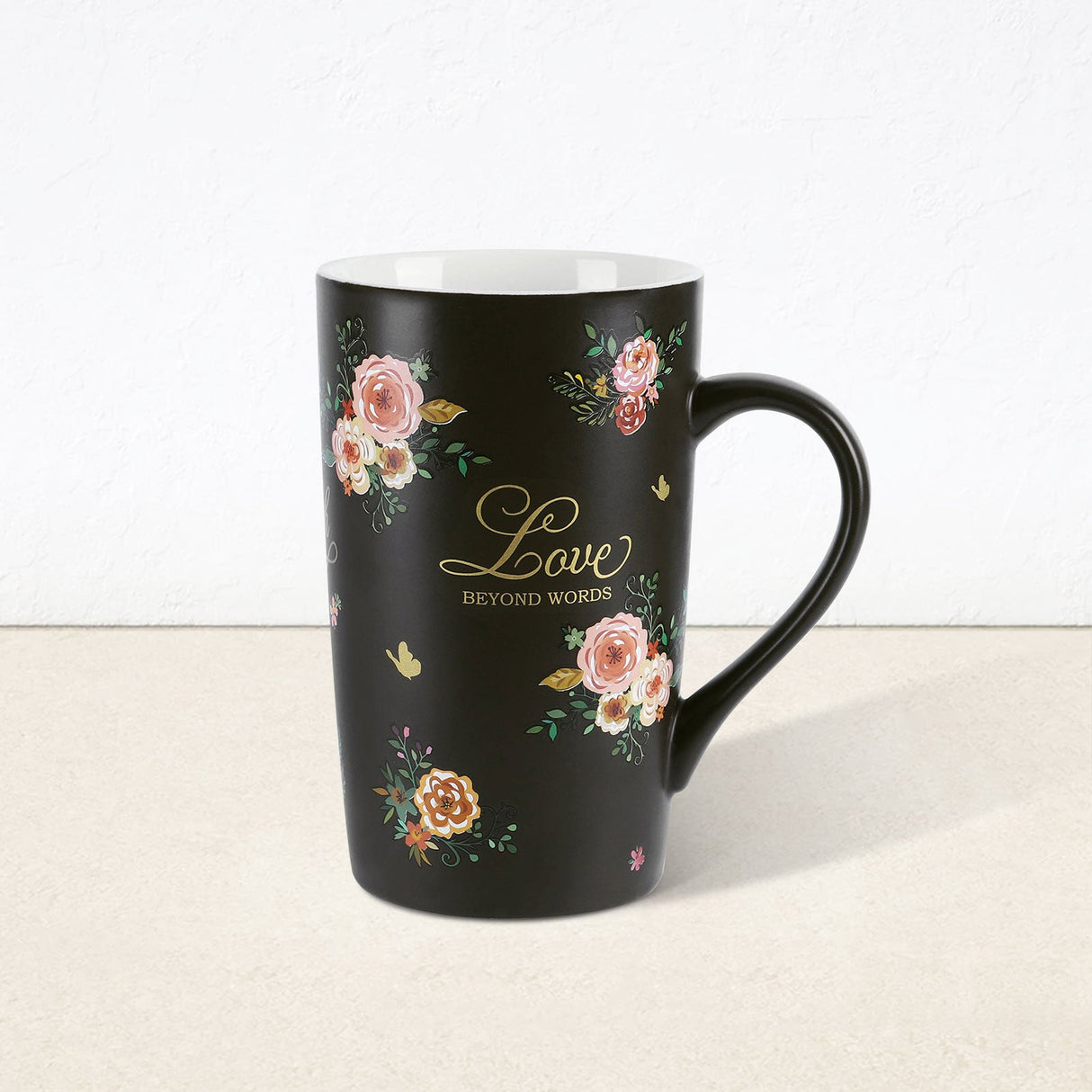 Vintage Flowers Ceramic Coffee Mug