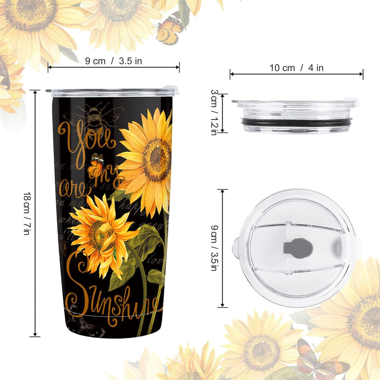 Sunflower Insulated Tumbler