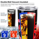 Poppy Flower Insulated Tumbler