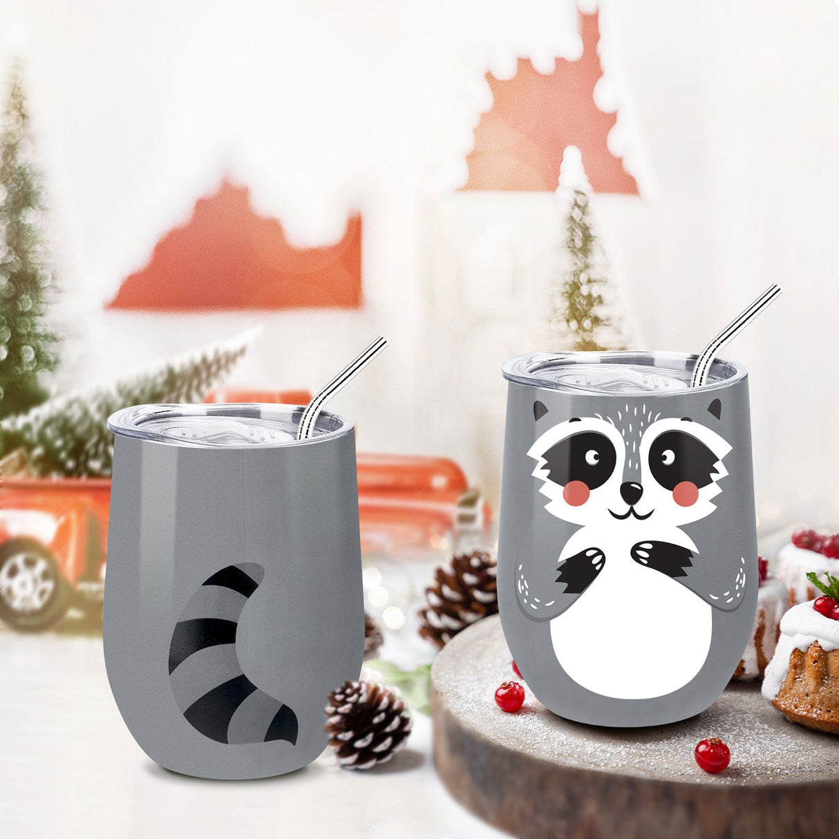 Raccoon Insulated Coffee Mug