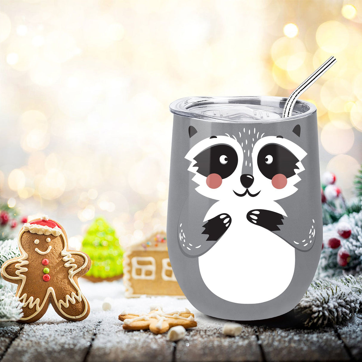 Raccoon Insulated Coffee Mug