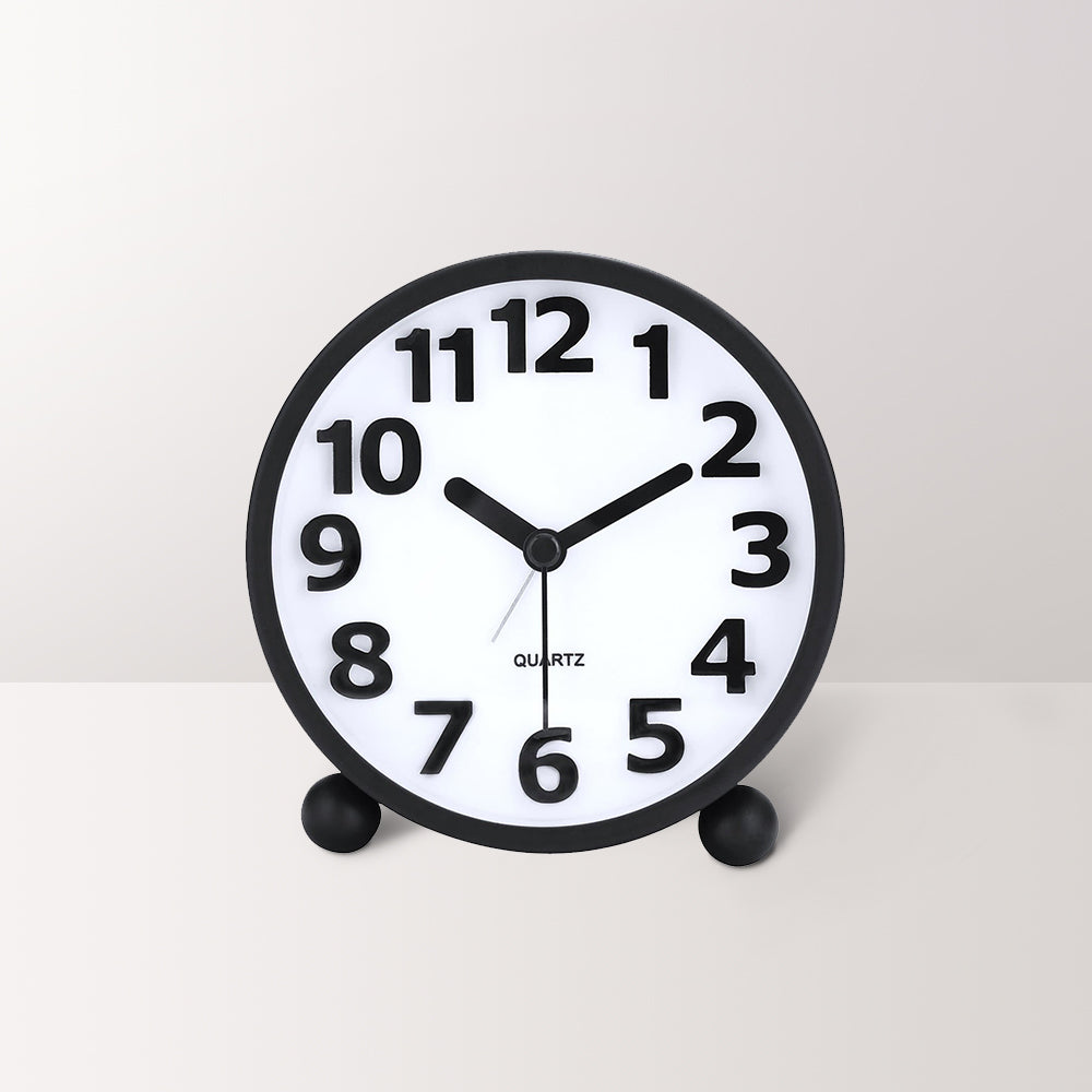 3D Numerals Metal Alarm Clock