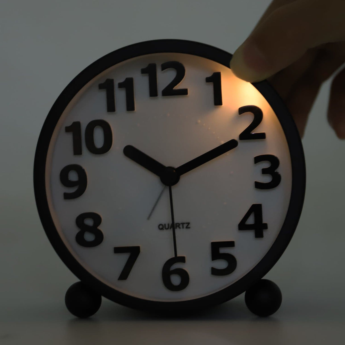 3D Numerals Metal Alarm Clock